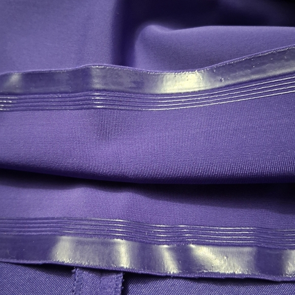 NWT Nue By Designer Shani Plum Satin Sleeveless Formal Dress  Size 10 - Picture 14 of 16